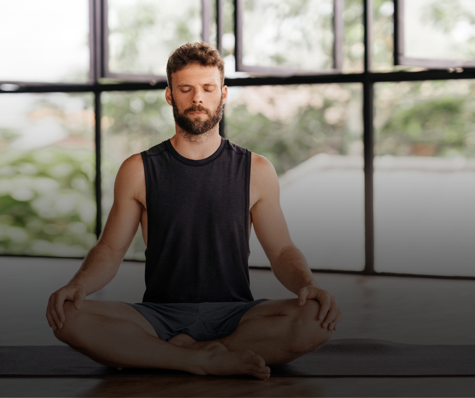 YOga für Manner blank