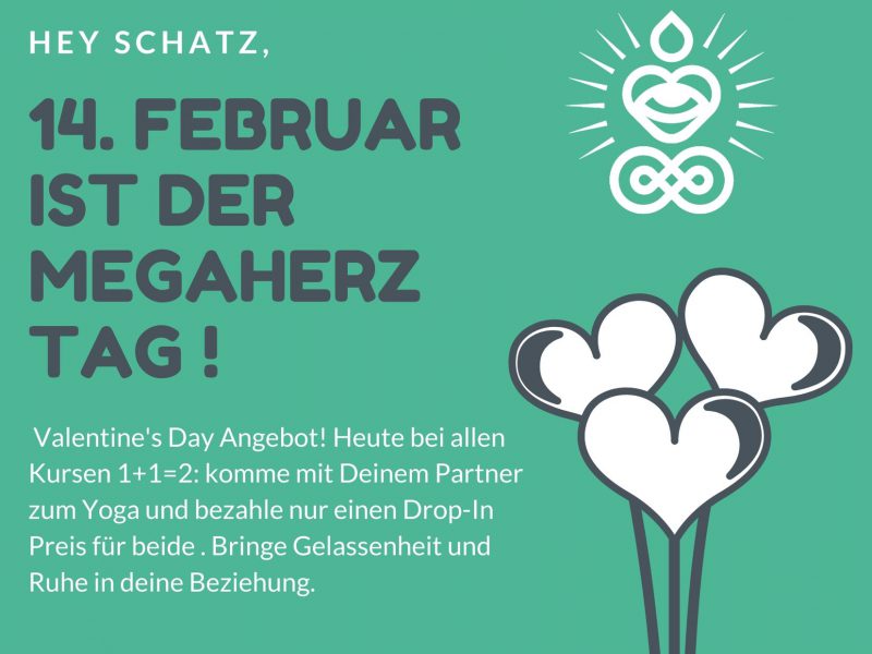 Das Angebot zum Valentinstag